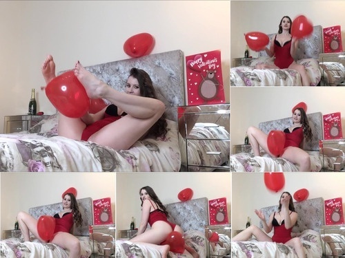 Humiliaion valentines balloon play non pop image