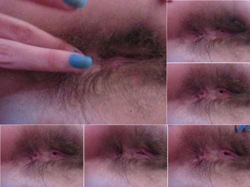 Shaving Winking My Wet Hairy Asshole In Closeup image