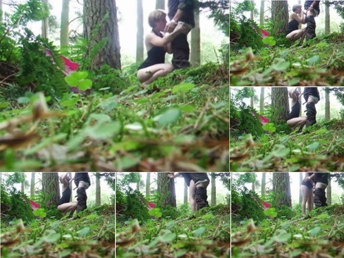 Strangers VoyeursHD com Couple caught fucking in the forest image