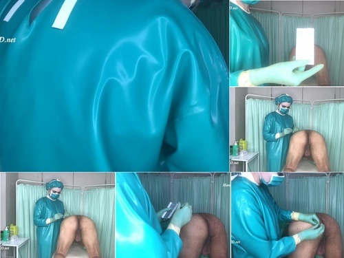 Medical Fetish Latex Surgeon Prostate Massage Handjob image