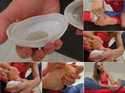 Dirty Shoes Macy – Swallow Sweaty Dirty Foot Dust from Ped Egg image