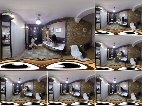 Oculus Rift VirtualPorn360 Three wet girls having a bath tub party image