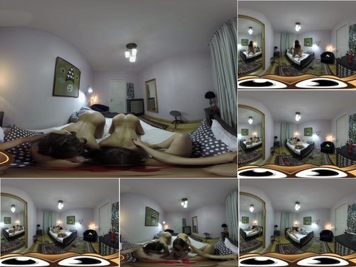 3D VirtualPorn360 Sleeping girl gets groped by horny lesbians image