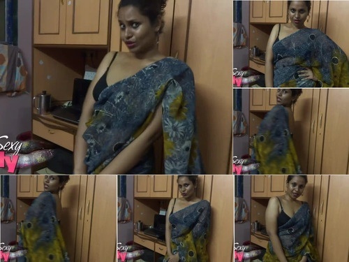 Tamil 2015 06 05 After Party In Sari Hot Sexy image