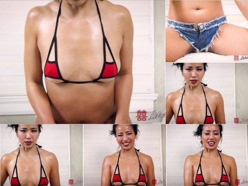 Asian Goddess Micro Bikini Sissy Transformation Tease image