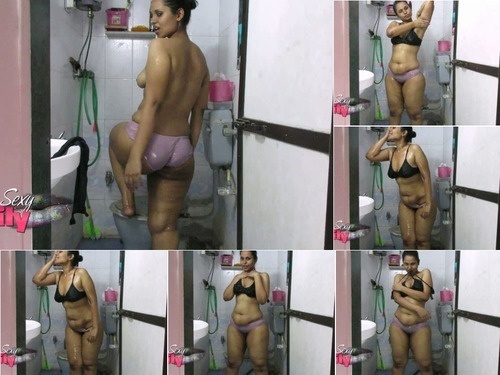 Hidden Cam 2016 02 13 Sexy In Shower In Black Bra image
