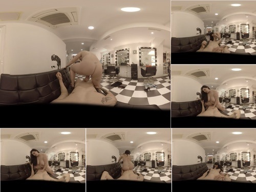 3D VirtualPorn360 Special Hairdresser  New Treatment Blowjob image