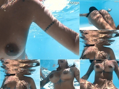 Underwater Venezuelan Beauty Skinny Dipping Adventure and Alluring Poolside Showcase image