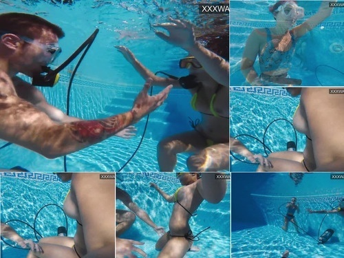 naked Underwater blowjob and hand job by Polina Rucheyok image