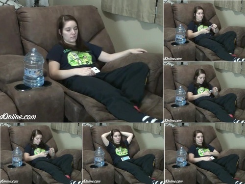 Enema Taylor P Taylor Yawns Dozes on Couch image