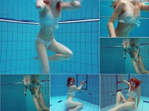 Underwater Underwater hottest babe Zelenkina swims naked image