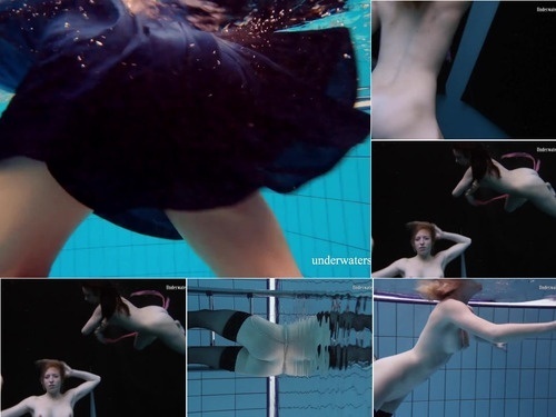 Underwater Watch sexiest girls swim naked in the pool image
