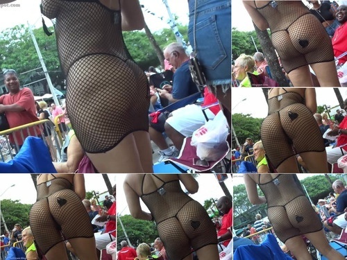 No Panties 100–epic-in-fishnet-dress-and-g-string image