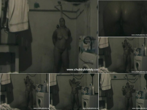 Mom / Son ChubbyBlondy Shower in the Horror Room Part 2 image