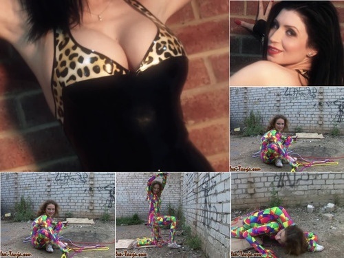 Big Heels 2014 – Lilly – Leopard Print Latex Catsuit image