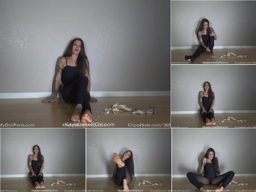 Findom KaylaJanePOV worship sweaty ballerina feet image