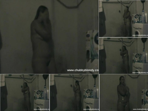 wife ChubbyBlondy Shower in the Horror Room Part 1 image