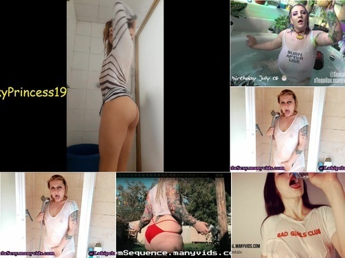 huge boobs wet-t-shirt-model-july-promo-video image