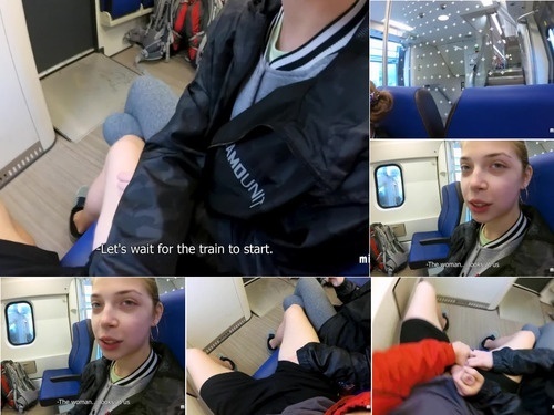 anal MihaNika69 082 Real Public Blowjob in the Train   POV Oral Creampie by MihaNika69 1080p image